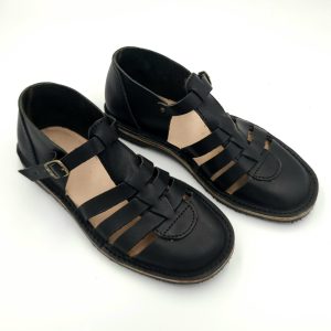 Swart Jerusalem Sandale