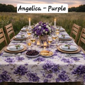 Table Cloth - Angelica Purple
